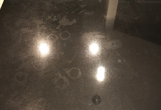 Residential Granite Honing and Polishing Before
