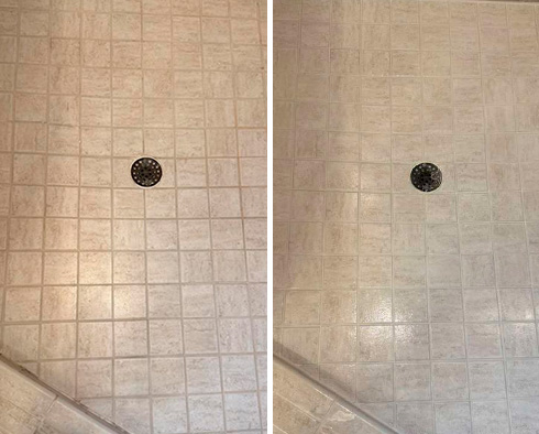 Shower Restored by Our Tile and Grout Cleaners in Raleigh, NC