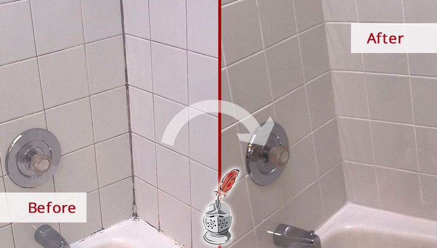 Our Raleigh Grout Sealing Service Made, How To Grout Shower Tile Corners