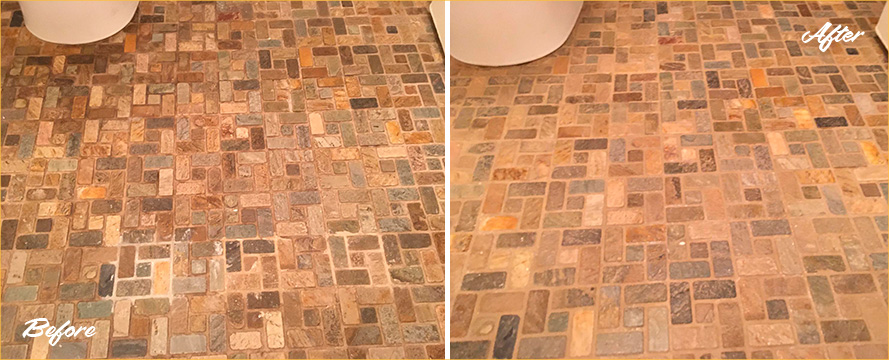 Surface Expertly Restored by Our Tile and Grout Cleaners in Raleigh, NC