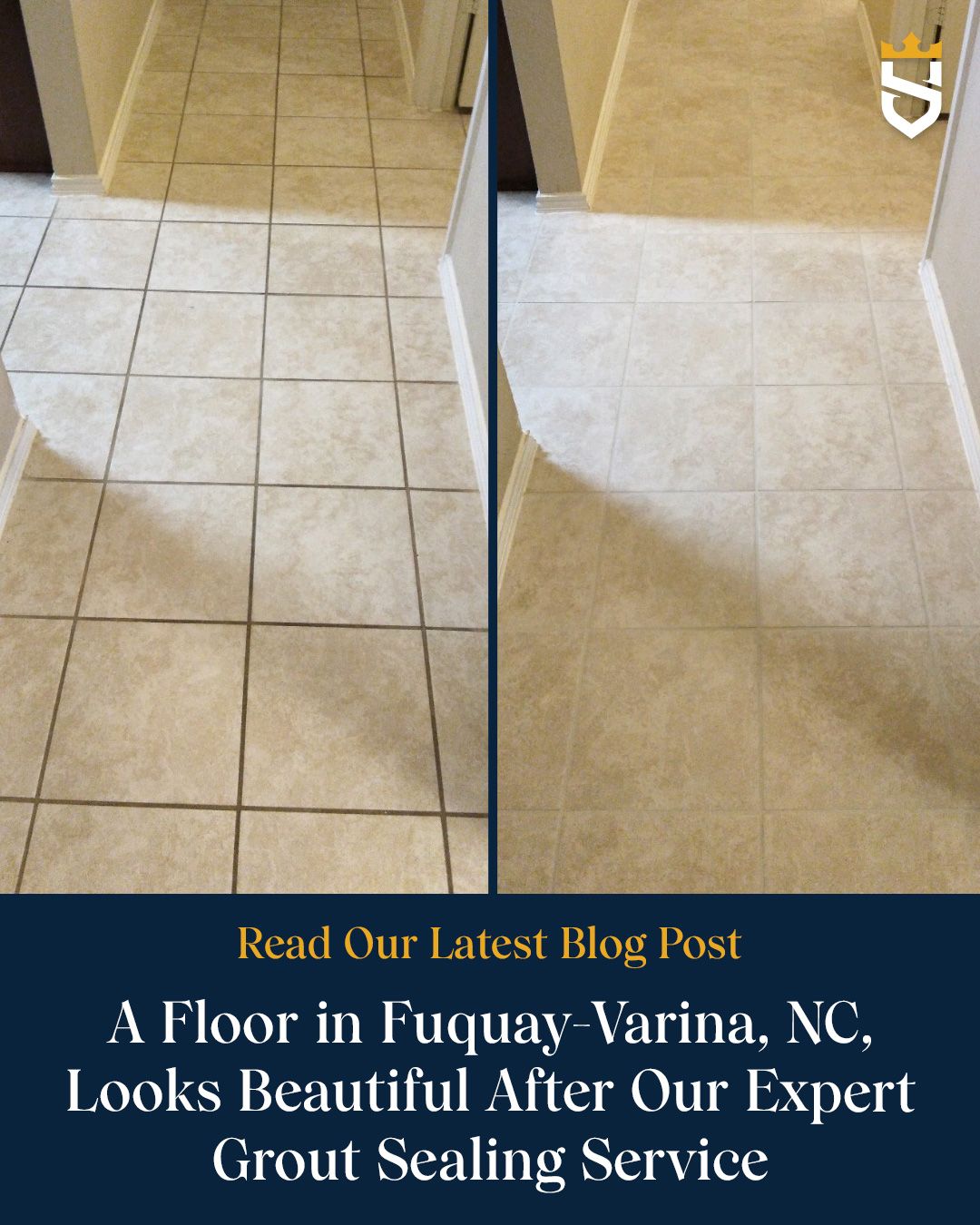 A Floor in Fuquay-Varina, NC, Looks Beautiful After Our Expert Grout Sealing Service