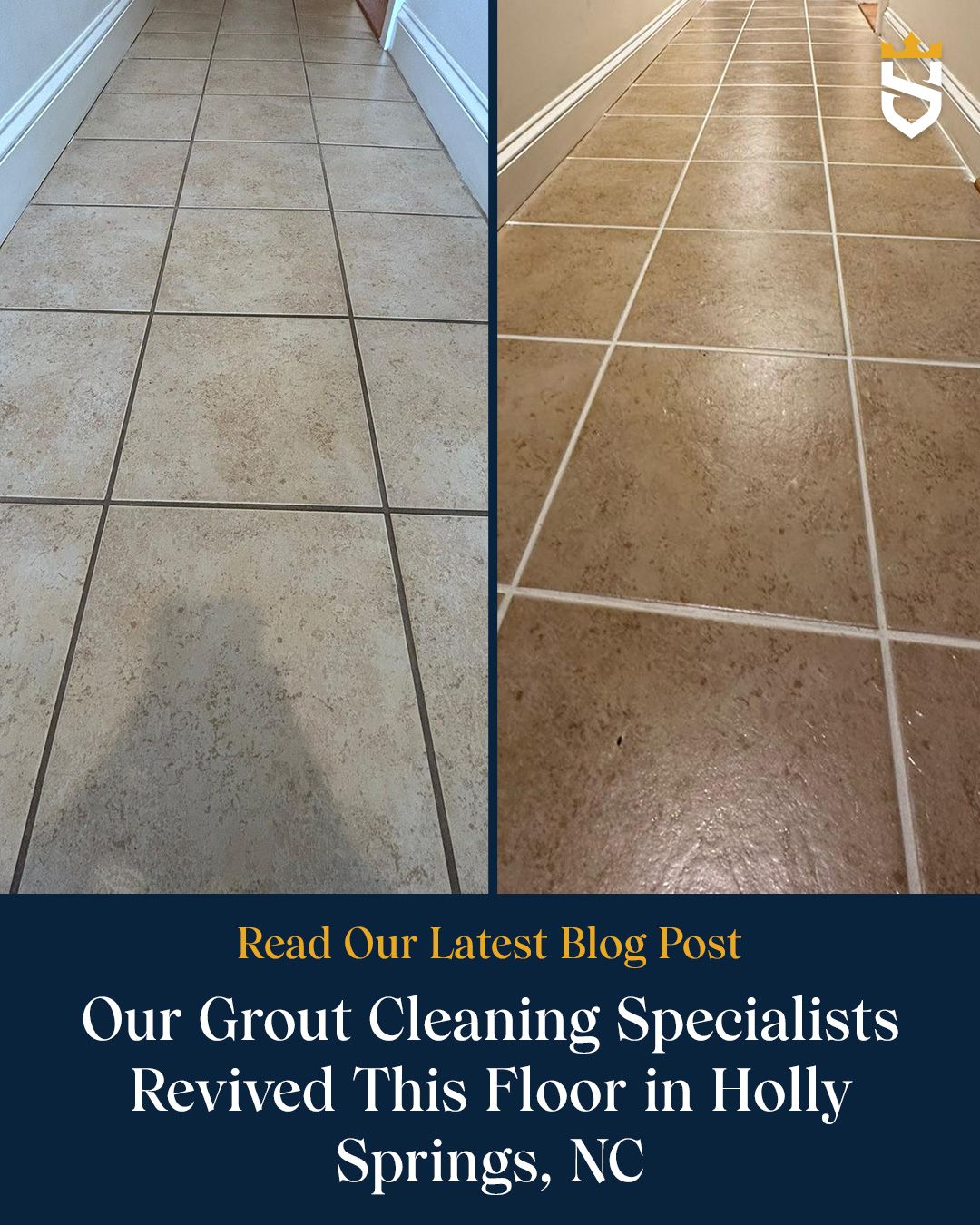 Our Grout Cleaning Specialists Revived This Floor in Holly Springs, NC