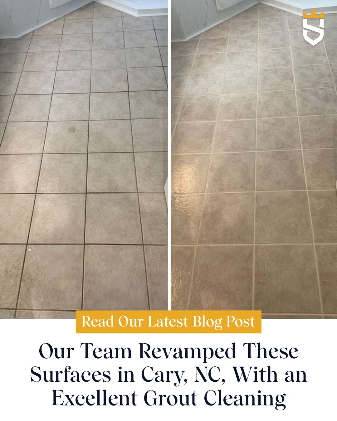 Our Team Revamped These Surfaces in Cary, NC, With an Excellent Grout Cleaning